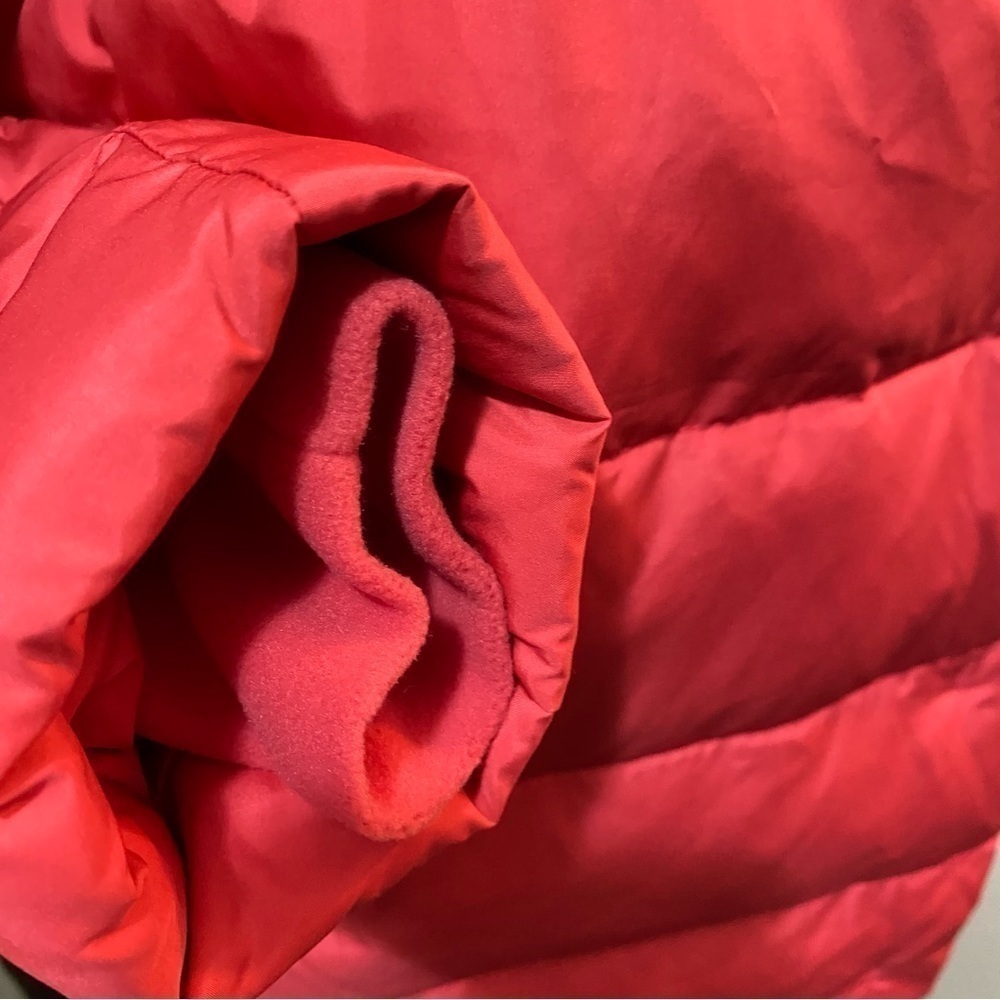 J. Jill Down Puffer coat in Carmine Red. Snap front closure Size Small - Picture 7 of 14